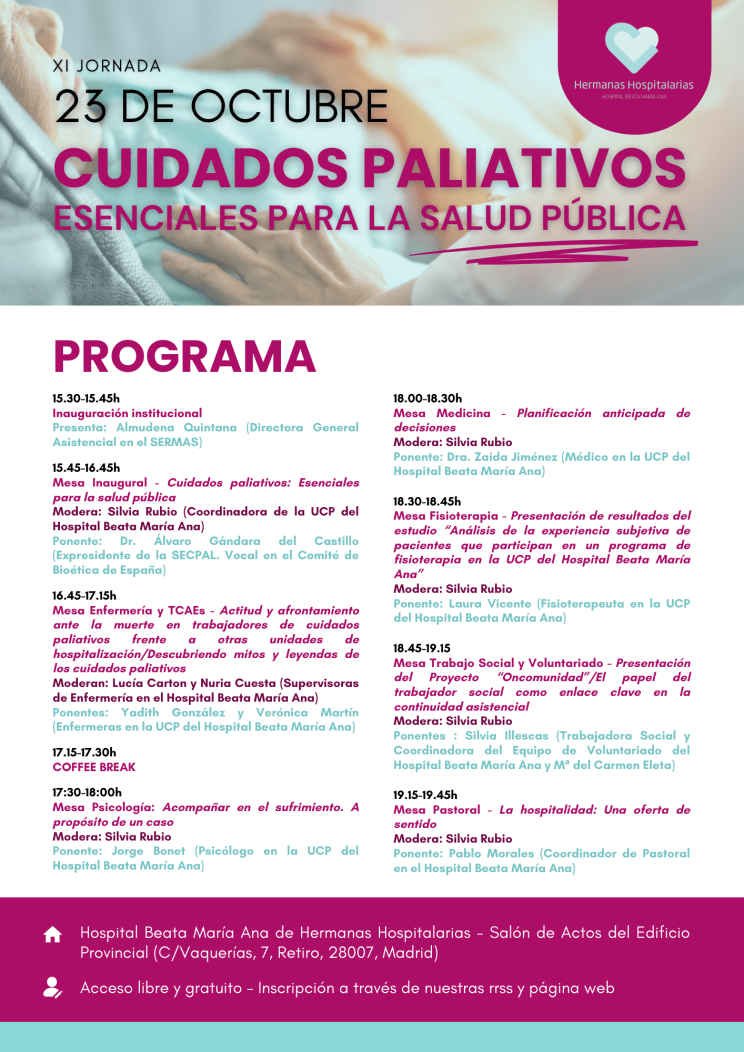 Programa Jornada Cuidados Paliativos 2024